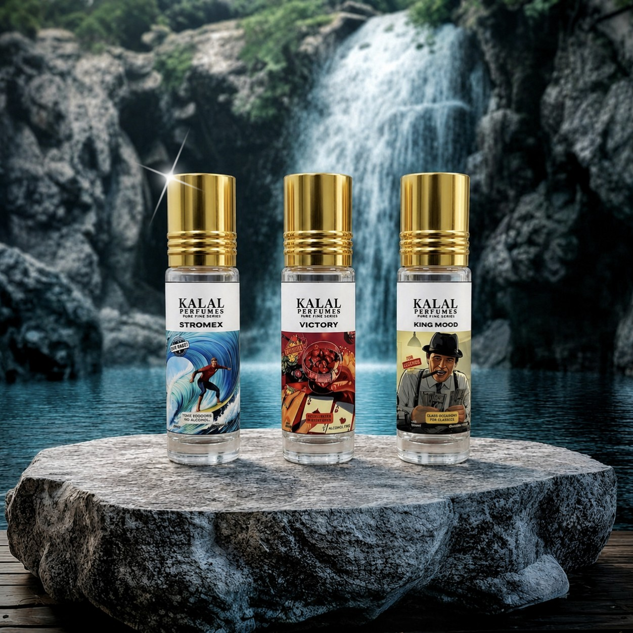 Kalal Combo Pack – Storm X · King Mood · Victory | 3 Perfume Set | Long Lasting Fragrance